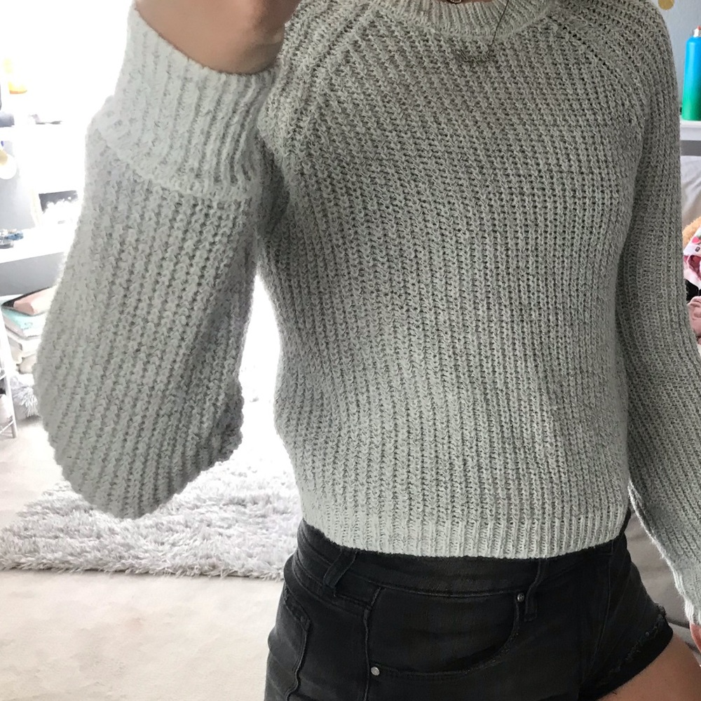 Forever 21 grey knit sweater